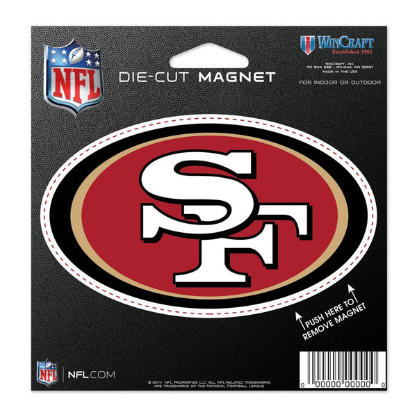 San Francisco 49ers Die Cut Magnet 4.5" x 6"