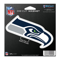 Seattle Seahawks Die Cut Magnet 4.5" x 6"