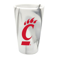 Cincinnati Bearcats MOUNTAIN MARBLE 16 oz Silicone Pint Glass