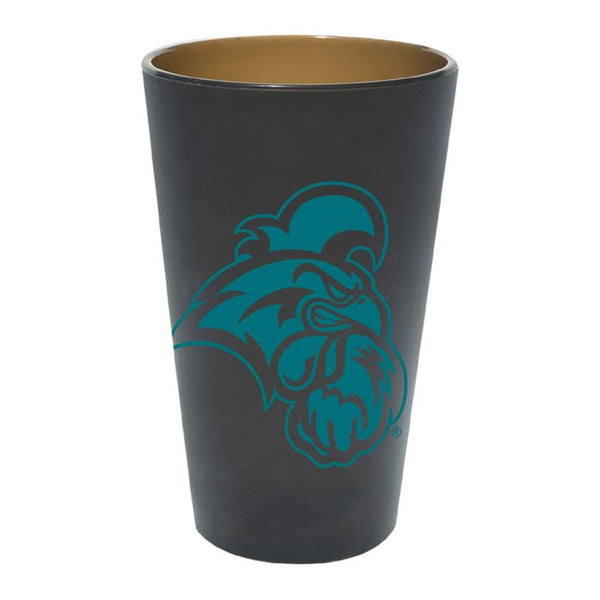 Wholesale-Coastal Carolina Chanticleers SMOKE 16 oz Silicone Pint Glass