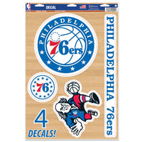 Philadelphia 76ers Multi-Use Decal 11" x 17"
