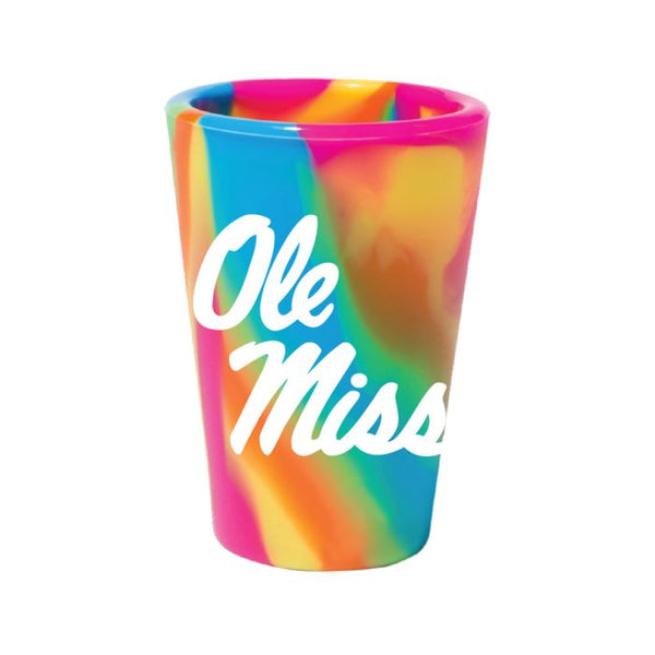 Wholesale-Ole Miss Rebels HIPPIE HOP 1.5oz Silicone Shot Glass