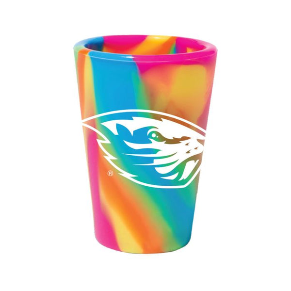 Wholesale-Oregon State Beavers Hippie Hop 1.5oz Silicone Shot Glass