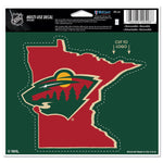 Minnesota Wild Multi-Use Decal - cut to logo 5" x 6"