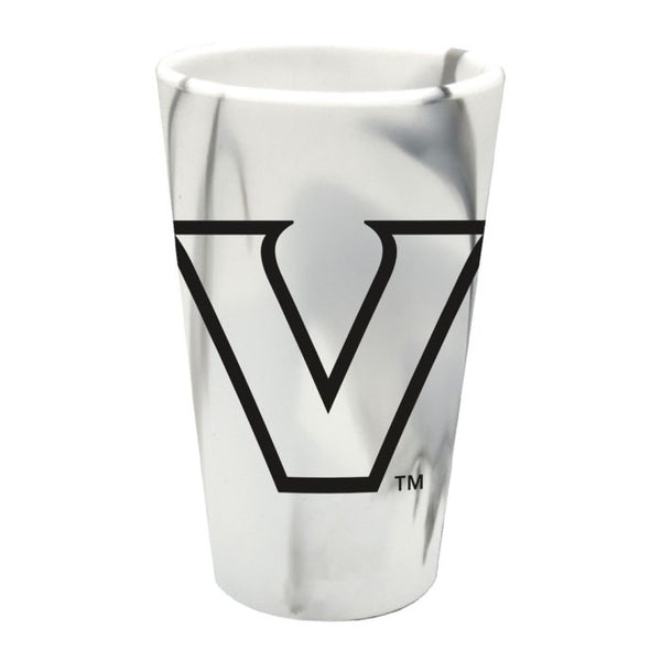 Wholesale-Vanderbilt Commodores MOUNTAIN MARBLE 16 oz Silicone Pint Glass