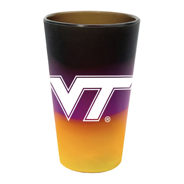 Virginia Tech Hokies SUNSTORM 16 oz Silicone Pint Glass