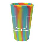 Miami Hurricanes 16 oz Silicone Pint Glass