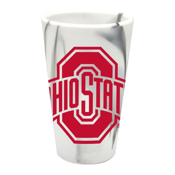 Wholesale-Ohio State Buckeyes 16 oz Silicone Pint Glass