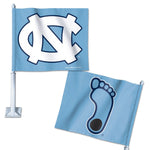 North Carolina Tar Heels Car Flag 11.75" x 14"