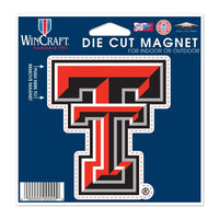 Wholesale-Texas Tech Red Raiders Die Cut Magnet 4.5" x 6"