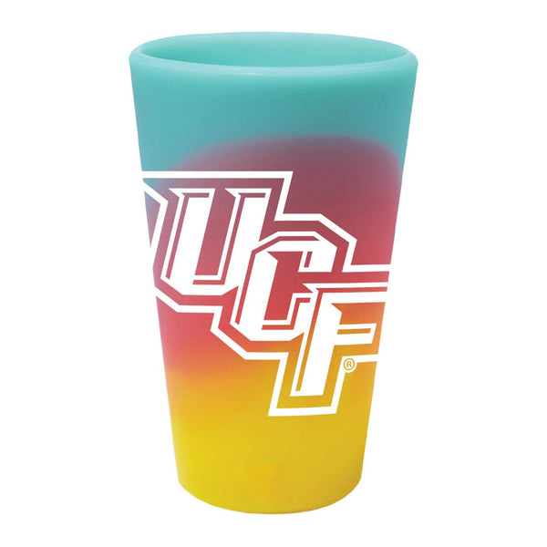 UCF Knights Aurora 16 oz Silicone Pint Glass