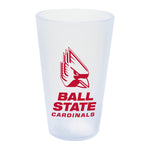 Ball State Cardinals ICICLE 16 oz Silicone Pint Glass