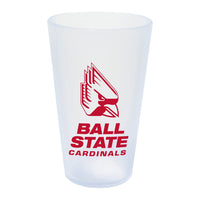 Ball State Cardinals ICICLE 16 oz Silicone Pint Glass