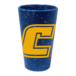 Tennessee Chattanooga Mocs BLUE SPECKLE 16 oz Silicone Pint Glass