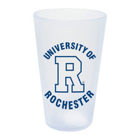 Rochester Yellow Jackets 16 oz Silicone Pint Glass