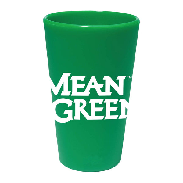 North Texas Mean Green GREEN 16 oz Silicone Pint Glass