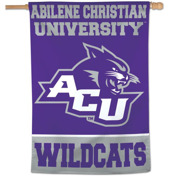 Wholesale-Abilene Christian Wildcats Vertical Flag 28" x 40"