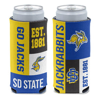 South Dakota State Jackrabbits 12 oz Slim Can Cooler