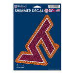 Wholesale-Virginia Tech Hokies Shimmer Decals 5" x 7"