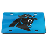 Carolina Panthers Logo Specialty Acrylic License Plate