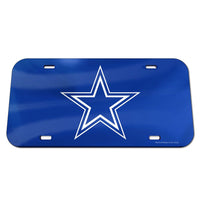 Dallas Cowboys Logo Specialty Acrylic License Plate