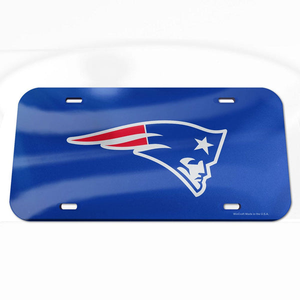 New England Patriots Logo Specialty Acrylic License Plate