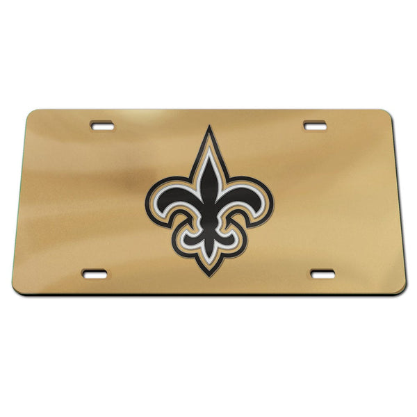 New Orleans Saints Logo Specialty Acrylic License Plate