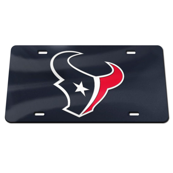 Houston Texans Specialty Acrylic License Plate