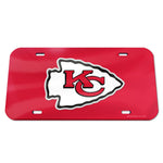 Kansas City Chiefs Logo Specialty Acrylic License Plate