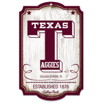 Texas A&M Aggies /College Vault vault Wood Sign 11" x 17" 1/4" thick