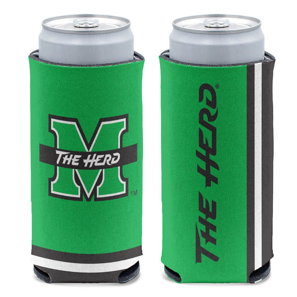 Marshall Thundering Herd 12 oz Slim Can Cooler