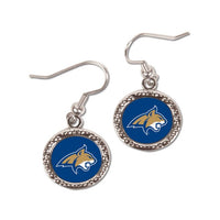 Wholesale-Montana State Bobcats Earrings Jewelry Carded Round