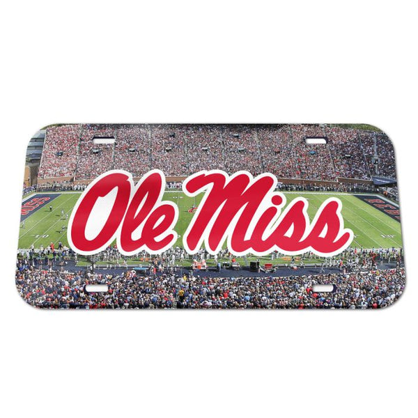 Wholesale-Ole Miss Rebels Specialty Acrylic License Plate