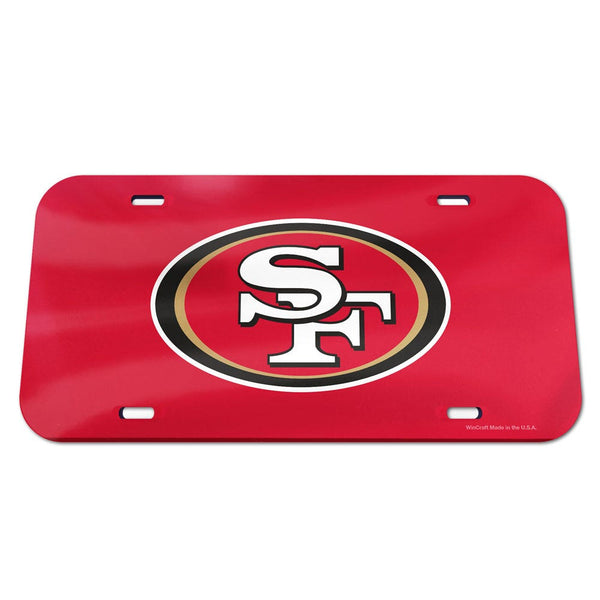 San Francisco 49ers Logo Specialty Acrylic License Plate