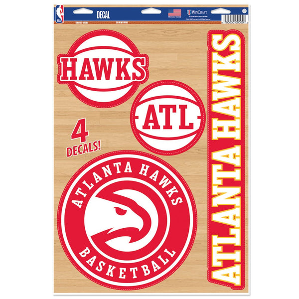 Atlanta Hawks Multi-Use Decal 11" x 17"