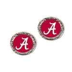 Alabama Crimson Tide Earrings Jewelry Carded Round