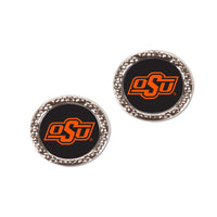Oklahoma State Cowboys Earrings Jewelry Carded Round