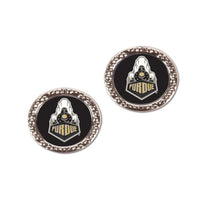 Wholesale-Purdue Boilermakers Earrings Jewelry Carded Round