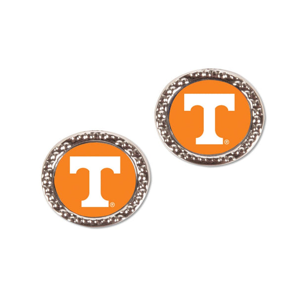 Tennessee Volunteers Earrings Jewelry Carded Round