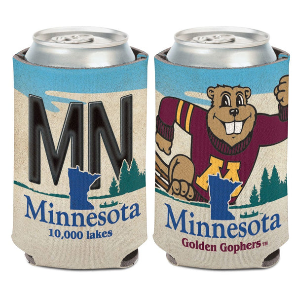 Minnesota Golden Gophers LICENSE PLATE Can Cooler 12 oz.