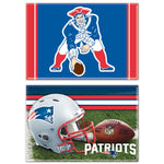 New England Patriots Rectangle Magnet, 2pack 2" x 3"