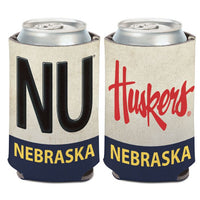 Wholesale-Nebraska Cornhuskers LICENSE PLATE Can Cooler 12 oz.