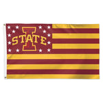 Iowa State Cyclones / Stars and Stripes NCAA Flag - Deluxe 3' X 5'