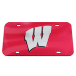 Wholesale-Wisconsin Badgers Specialty Acrylic License Plate