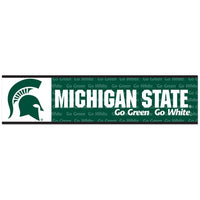 Wholesale-Michigan State Spartans Bumper Strip 3" x 12"