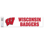 Wholesale-Wisconsin Badgers Bumper Strip 3" x 12"