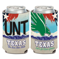 Wholesale-North Texas Mean Green LICENSE PLATE Can Cooler 12 oz.