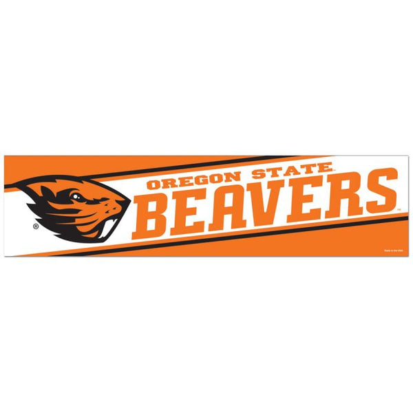 Wholesale-Oregon State Beavers Bumper Strip 3" x 12"