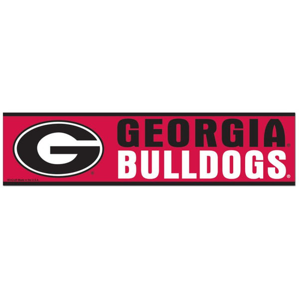 Wholesale-Georgia Bulldogs Bumper Strip 3" x 12"