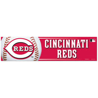 Cincinnati Reds Bumper Strip 3" x 12"